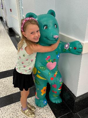 Kate loves these bears at Cook's!